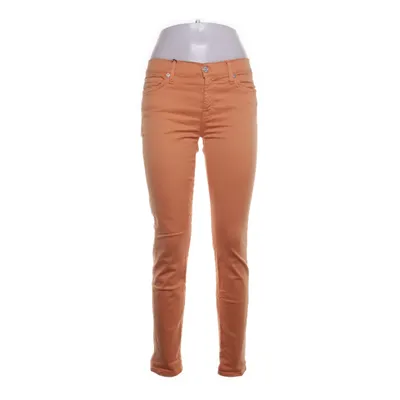 Spijkerbroek (Oranje) van 7 for All Mankind Katoen, Elastaan