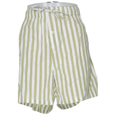 Pyjamashorts (Groen, Wit) van Organic Basics Elastaan, Organisch katoen