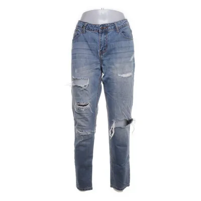 Jeans (Blå) från Boyfriend Elastan, Linne, Bomull