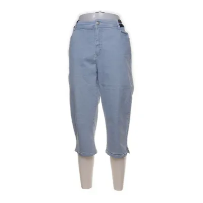 Trekvartsbyxor (Blå) från Laura Torelli Bomull, Elastan, Polyester