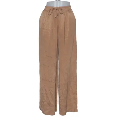 Palazzo broek (Bruin) van Pologarage Lyocell, Tencel