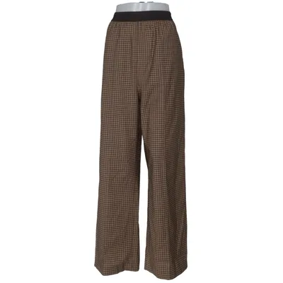 Pants (Brown) from Arket Elastane, Polyester, Wool