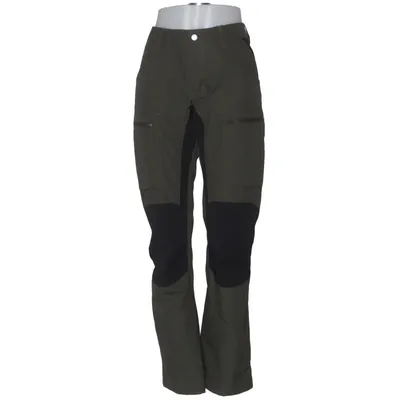Friluftsbyxor (Grön, Svart) från Lundhags Ekologisk bomull, Polyuretan, Återvunnen polyester