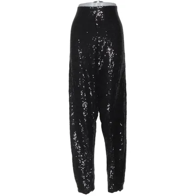 Pants (Black, Silver) from Yours Elastane, Polyester