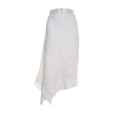 Rok (Wit) van Massimo Dutti Katoen, Hennep, Polyester, Viscose