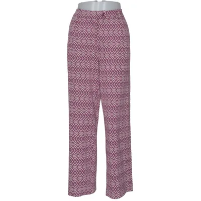 Pantalon (Violet, Blanc) de Piú & Piú Élasthane, Polyester, Viscose