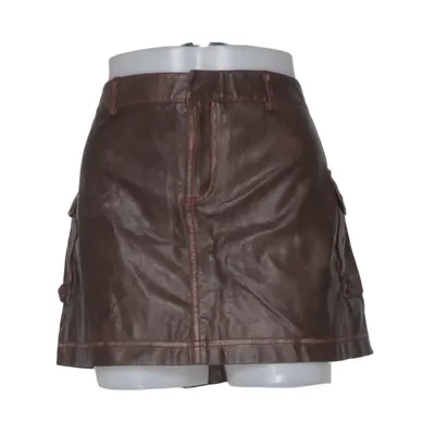 Rok (Bruin, Rood) van Princess Polly Katoen, Polyester, Polyurethaan