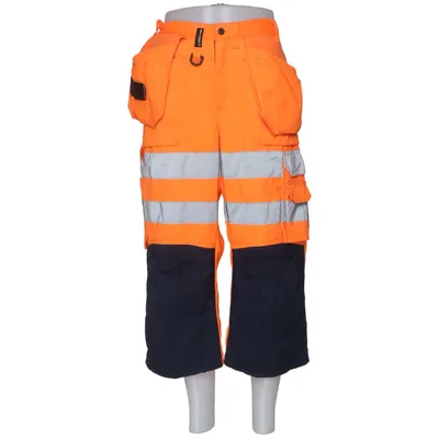 Three-quarter pants (Orange, Black) from Fristads Cotton, Polyester