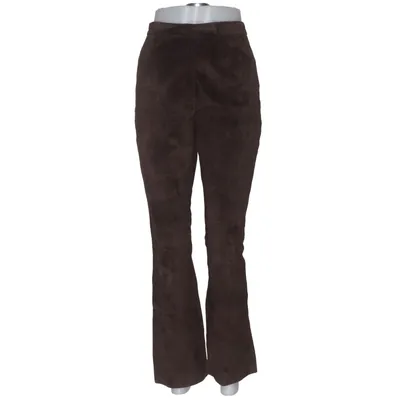 Leather pants (Brown) from Lord & Taylor Acetate, Polyamide, Suede