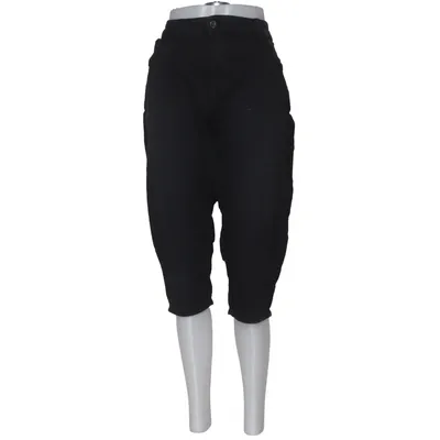 Driekwart broek (Zwart) van Plus Katoen, Elastaan, Polyester