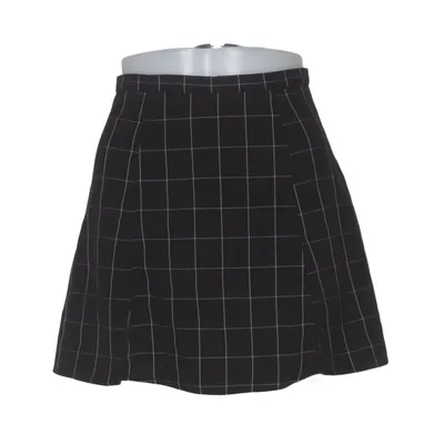 Nederdel (Sort, Hvid) fra American Apparel Elastan, Polyester, Viscose