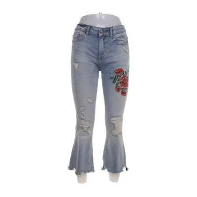 Spijkerbroek (Blauw, Meerkleurig) van Zara Basic Z1975 Denim Polyester