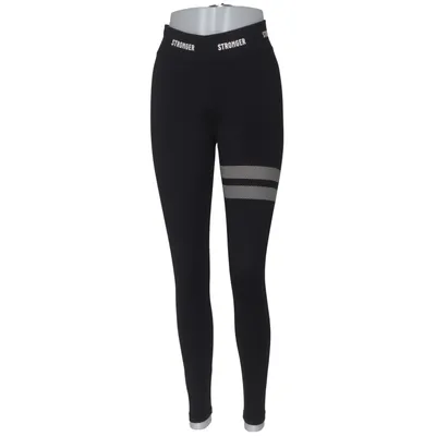 Sports tights (Black) from Stronger Elastane, Recycled polyester