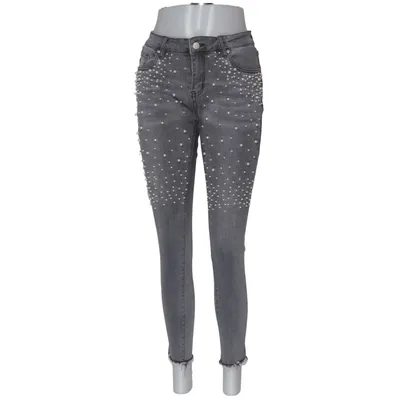 Jean (Gris) de R.Display Coton, Élasthane, Polyester, Viscose