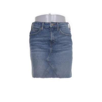 Spijkerrok (Blauw) van Tommy Hilfiger Jeans Katoen, Elastaan
