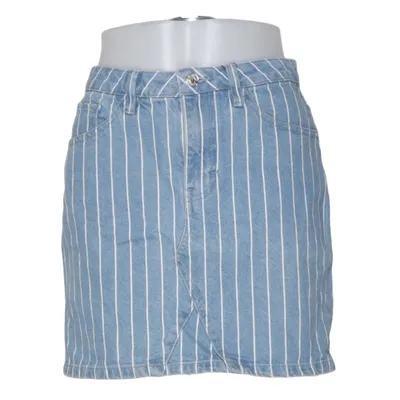 Jeansnederdel (Blå, Hvid) fra Denim Co Bomuld