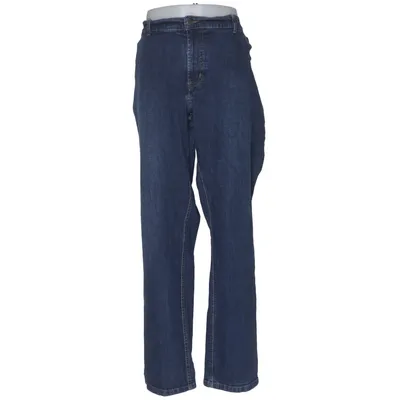 Spijkerbroek (Blauw) van Men Plus Katoen, Elastaan