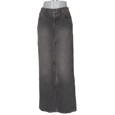 Jeans (Grå) från Topshop Bomull, Polyester