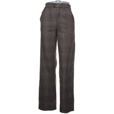 Kostymbyxor (Brun, Flerfärgad) från Mango Elastan, Polyester, Viskos