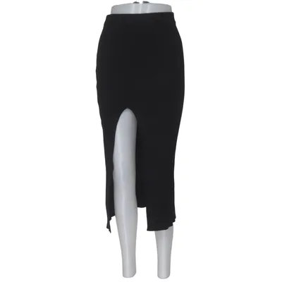 Maxi nederdel (Sort) fra Monique Polyester, Viscose