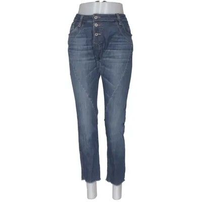 Jeans (Blå) från Please Bomull, Elastan