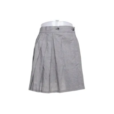 Wrap skirt (Gray) from Stefanel Viscose, Polyester
