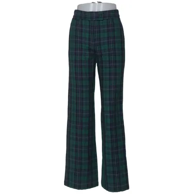 Bukser (Grøn, Blå) fra Sézane Bomuld, Elastan, Polyamid, Polyester, Uld