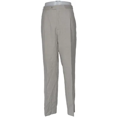 Kostymbyxor (Beige) från Oscar Jacobson Elastan, Ull