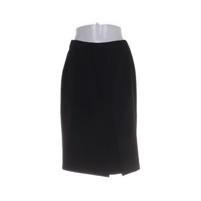 Skirt (Black) from NP Collection Polyester, Wool