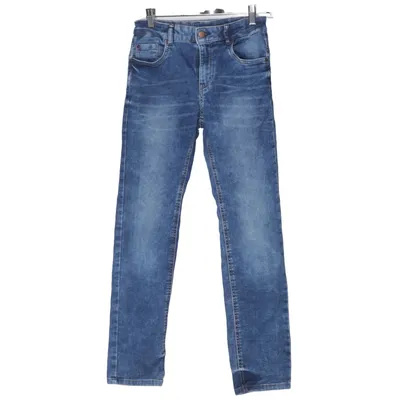 Jeans (Blå) fra Denim by Lindex Bomuld, Elastan, Polyester