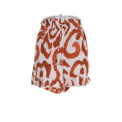 Korte broek (Wit, Oranje) van H&M Premium Quality Linnen, Viscose