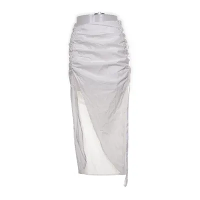 Skirt (White) from Missguided Cotton, Polyester
