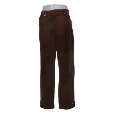 Leren broek (Bruin) van Alphorn Polyester, Leer