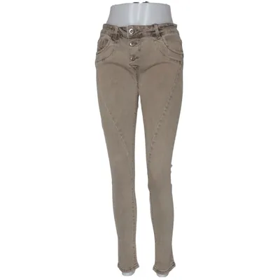 Spijkerbroek (Beige) van Lexxury Katoen, Elastaan, Polyester