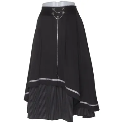 Jupe (Gris) de Axes Femme Polyester, Polyuréthane