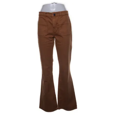 Pantalon (Marron) de Leon & Harper Coton, Élasthane