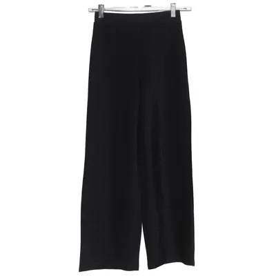 Pantalon patte d'éléphant (Noir) de Xoxo Élasthane, Fibre métallique, Polyester