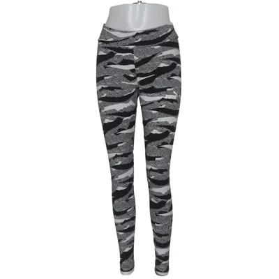 Leggings (Black, White) from Puma Cotton, Elastane