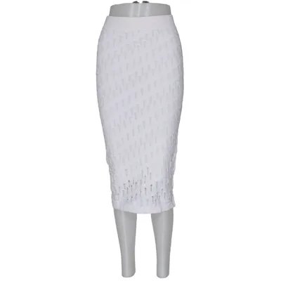 Jupe (Blanc) de Pinko Modal, Polyamide, Viscose