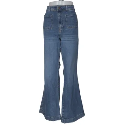 Spijkerbroek (Blauw) van H&M Katoen, Elastaan