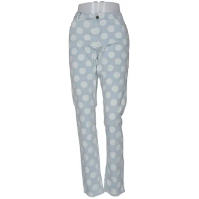 Spijkerbroek (Blauw, Wit) van Mint & Berry Katoen, Elastaan
