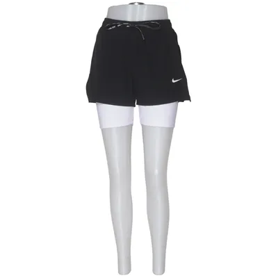 Trainingsshorts (Zwart, Wit) van Nike Katoen, Elastaan