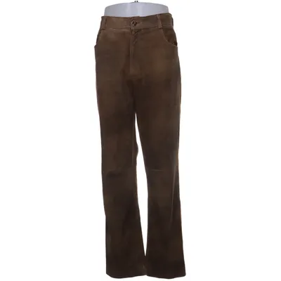 Leren broek (Bruin) van Salzburger Trachten Leer, Polyester