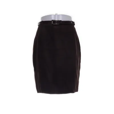 Skirt (Brown) from DeVille Polyester, Viscose