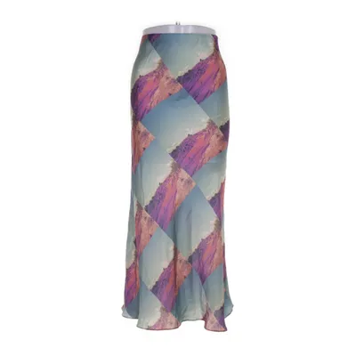 Maxi rok (Blauw, Meerkleurig) van Collusion Viscose
