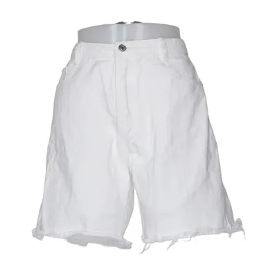 Denim shorts (White) from Missguided Cotton