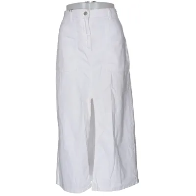 Denim skirt (White) from NA-KD Cotton, Elastane, Polyester