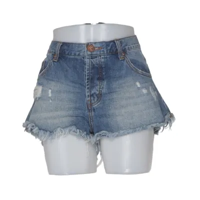 Jeansshorts (Blå) från One Teaspoon Bomull