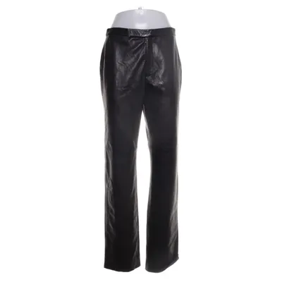 Leather pants (Black) from Ralph Lauren Golf Leather, Viscose