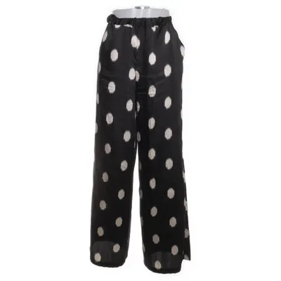 Palazzohose (Schwarz, Mehrfarbig) von Mango Polyester
